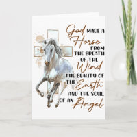 Gott machte ein Pferd aus dem Atem des Windes Die 