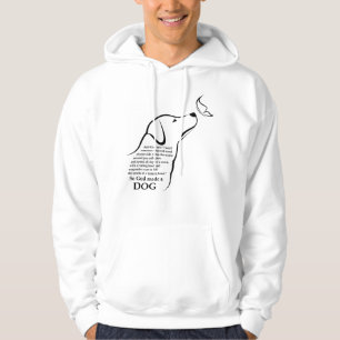 Gott machte einen Hund Hoodie