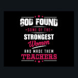 Gott machte Lehrer Unglaublich witzig Berufsdesign Poster<br><div class="desc">Das Unglaublich witzig Profi-Design von God Made Teachers ist ein ideales Geschenk für Geburtstage, Weihnachten, Valentinstag oder besondere Anlässe. Die beste Überraschung für Ihren Lieblings-Lehrer, Mathematiklehrer, Englischlehrer, Wissenschaftslehrer, Musiklehrer, Lehrer für Geschichte, Zukunftslehrer, Schüler der Sekundarstufe, angehender Bildung, Mentor, Berater, frustrierter Lehrer, Lehrer, Trainer. Kennt eine Schwester, einen Bruder, einen Vater,...</div>