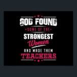 Gott machte Lehrer Unglaublich witzig Berufsdesign Poster<br><div class="desc">Das Unglaublich witzig Profi-Design von God Made Teachers ist ein ideales Geschenk für Geburtstage, Weihnachten, Valentinstag oder besondere Anlässe. Die beste Überraschung für Ihren Lieblings-Lehrer, Mathematiklehrer, Englischlehrer, Wissenschaftslehrer, Musiklehrer, Lehrer für Geschichte, Zukunftslehrer, Schüler der Sekundarstufe, angehender Bildung, Mentor, Berater, frustrierter Lehrer, Lehrer, Trainer. Kennt eine Schwester, einen Bruder, einen Vater,...</div>