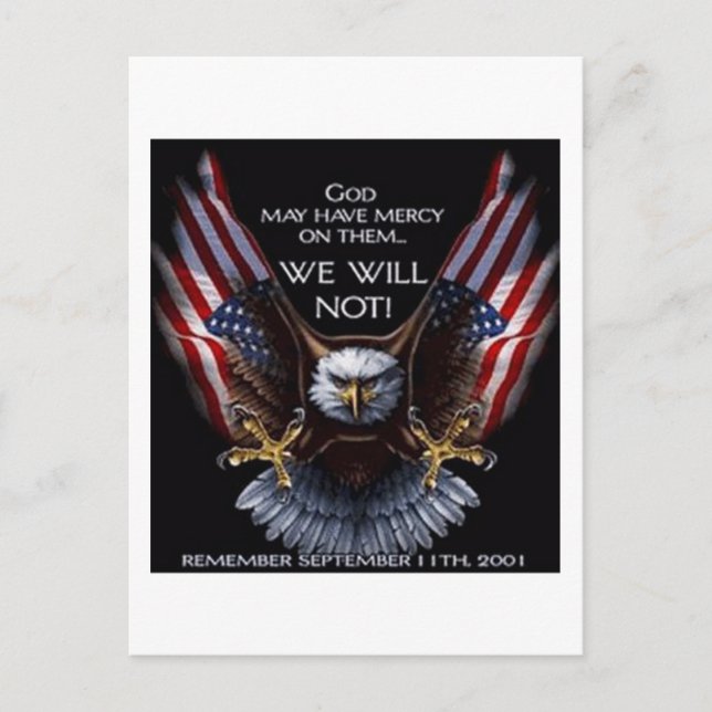 Gott mag Barmherzigkeit haben Postkarte (Vorderseite)