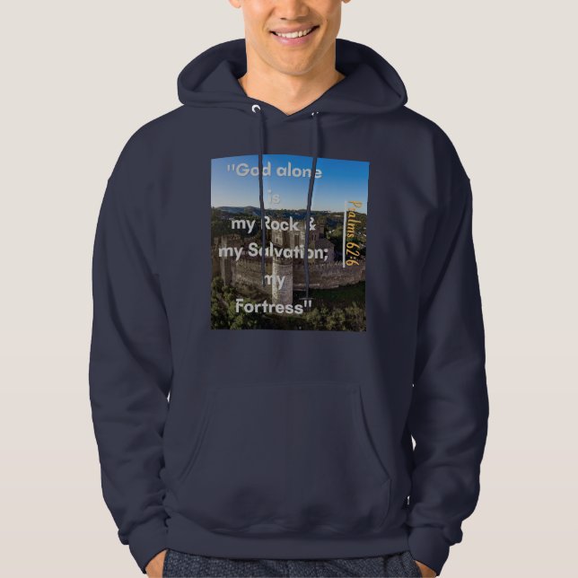 ''Gott Mein Fels'' Hoodie (Vorderseite)