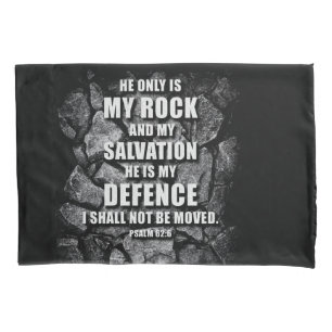 GOTT My Rock & Salvation - Christliche Verse des G Kissenbezug