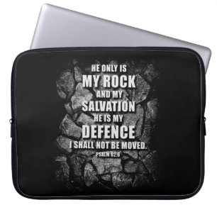 GOTT My Rock & Salvation - Christlicher Glaubenssa Laptopschutzhülle