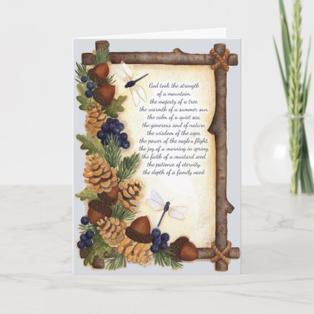 Gott nannte ihn Vater - Grußkarte Karte (Vorderseite)