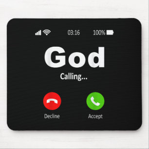 Gott nennt Christlich Mousepad