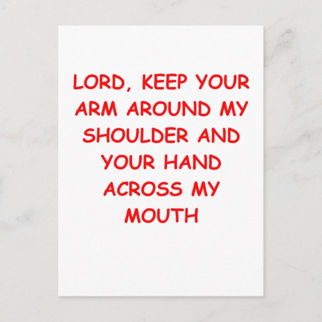 GOTT POSTKARTE (Vorderseite)