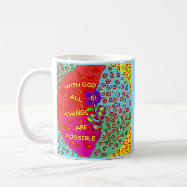 Gott Power Christliche Tasse (Links)