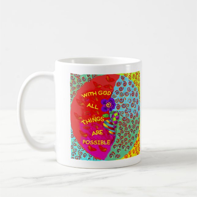 Gott Power Christliche Tasse (Links)