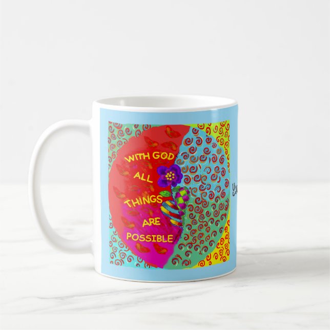 Gott Power Christliche Tasse (Links)