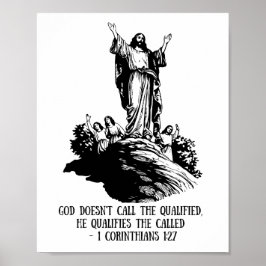 Gott qualifiziert die Angerufenen, Korinther Poster