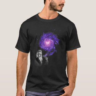 Gott raucht Zigarre & kreiert die Milchstraße Gala T-Shirt