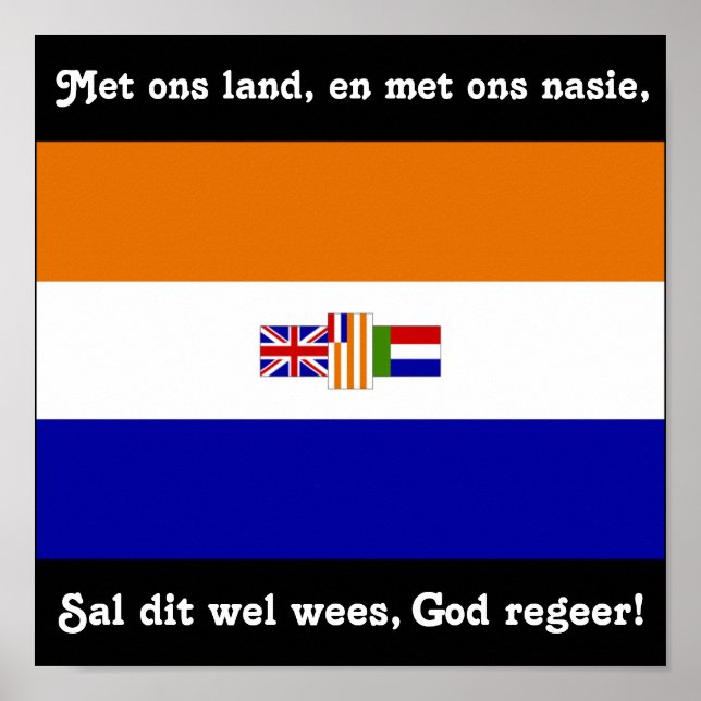 Gott Regeer! Poster (Vorne)