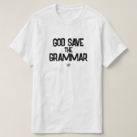 Gott rette die Grammatik Lustiges Sprachliebhaber-