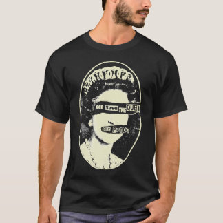 Gott rette die Königin Retro Vintage Punk Rock Kla T-Shirt