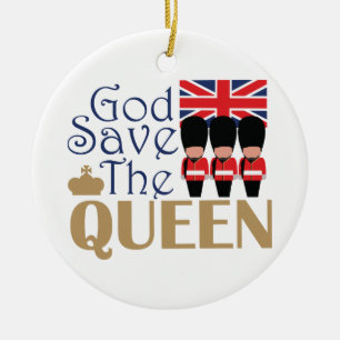 Gott Rette Königin Keramik Ornament