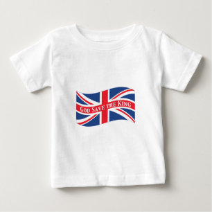 Gott Rettete den König mit Union Jack Baby T-shirt