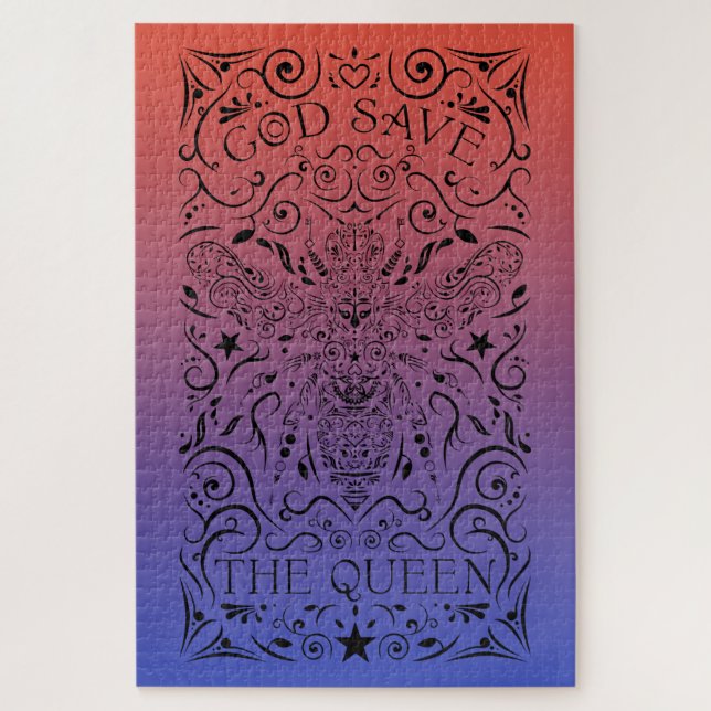 Gott rettete die Biene Puzzle (Vertikal)