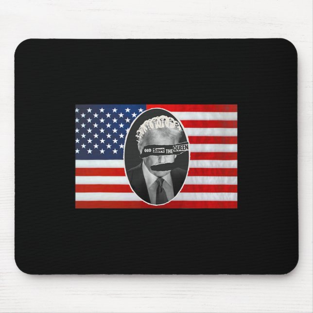 Gott Rettete die Königin gegen Trump Mousepad (Vorne)