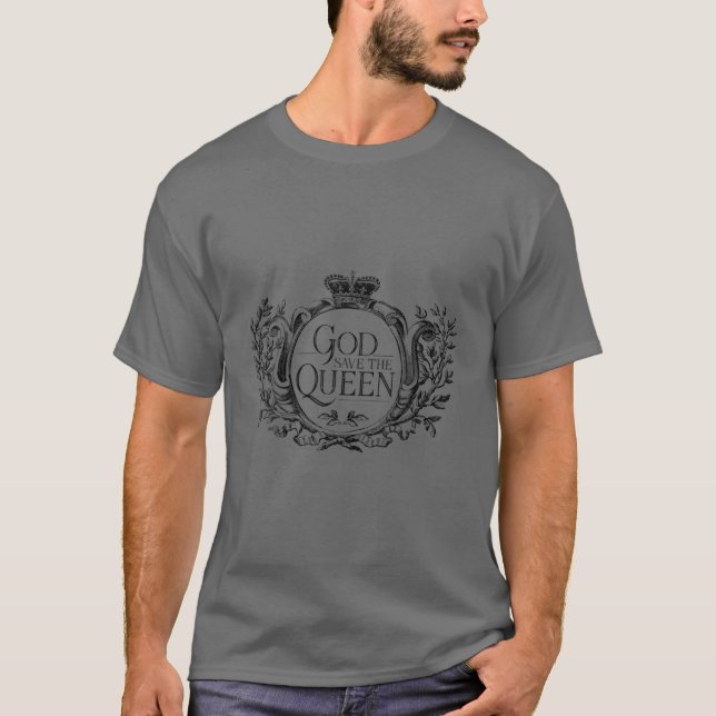 Gott Rettete die Königin von England T-Shirt (Vorderseite)