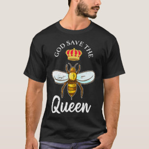 Gott rettete die Queen Funny Beekeeping Geschenk T-Shirt