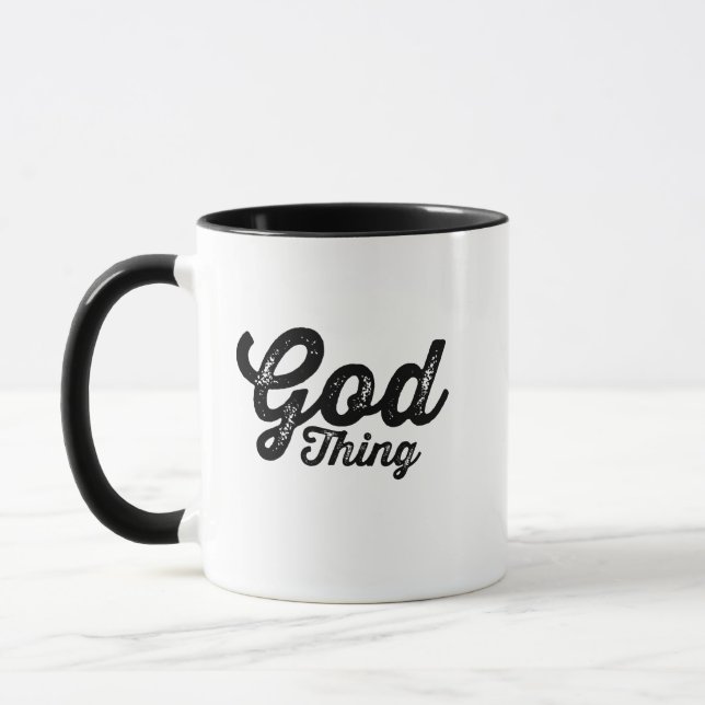 Gott Sache Christliche Inspiration Tasse (Links)