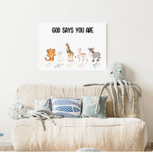 Gott sagt, du bist Wall Decor