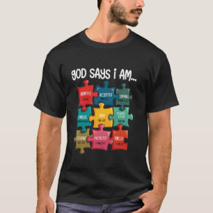 Gott sagt Ich bin Bibelverse Christliches Bewussts T-Shirt