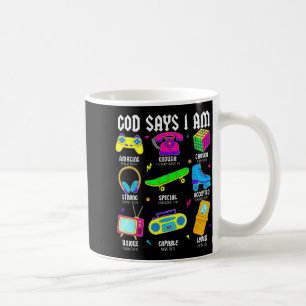 Gott sagt, ich bin christliche Männer Frauen Kinde Kaffeetasse