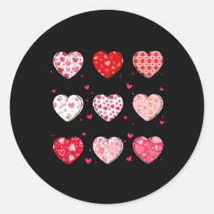 Gott sagt, ich bin Valentinstag Lover Christlich V Runder Aufkleber