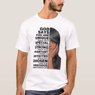 Gott sagt Michelle Obama Frauengeschichte Monat Li T-Shirt
