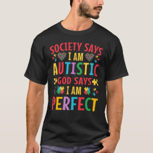 Gott sagt perfekter Monat der Unterstützung für Au T-Shirt