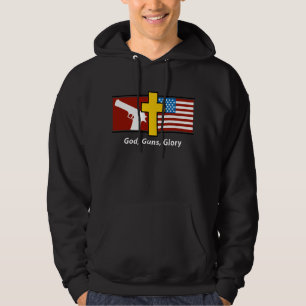 Gott schießt Ruhm Hoodie
