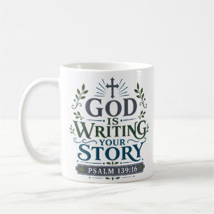 Gott schreibt deine Geschichte Christlicher Glaube Kaffeetasse