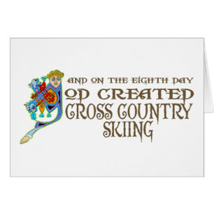 Gott schuf Cross Country-Skifahren