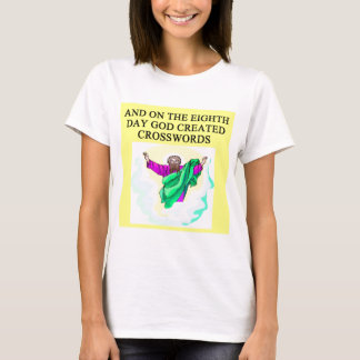 Gott schuf Kreuzworträtsel T-Shirt