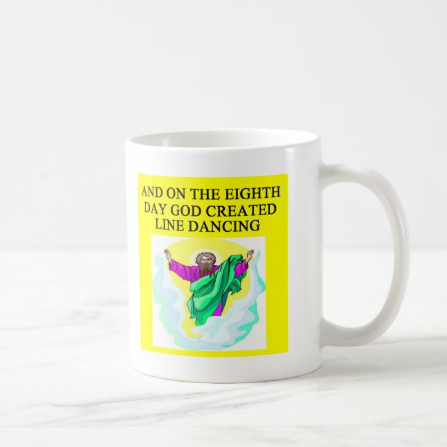 Gott schuf Linie Tanzen Tasse (Rechts)