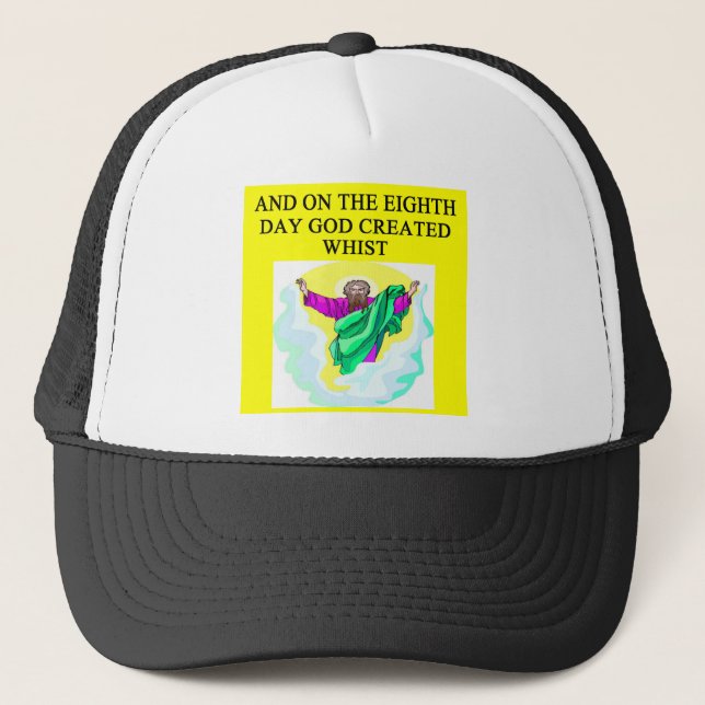 Gott schuf whist truckerkappe (Vorderseite)