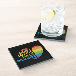 Gott Schwul Christlich Lgbt Glasuntersetzer