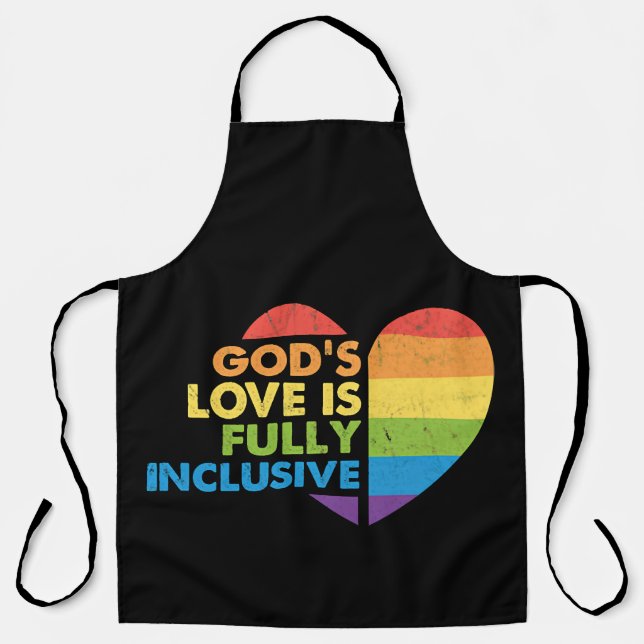 Gott Schwul Christlich Lgbt Schürze (Vorderseite)