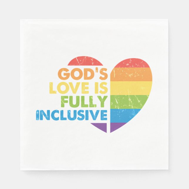 Gott Schwul Christlich Lgbt Serviette (Vorderseite)