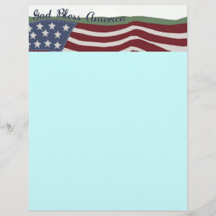 Gott segess America Letterhead