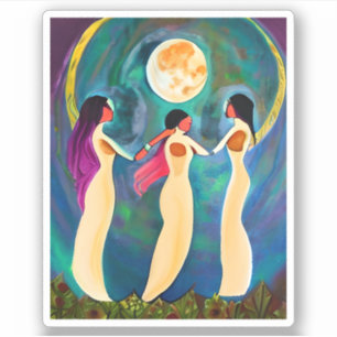 Gott segne alles unter dem Mond Aufkleber