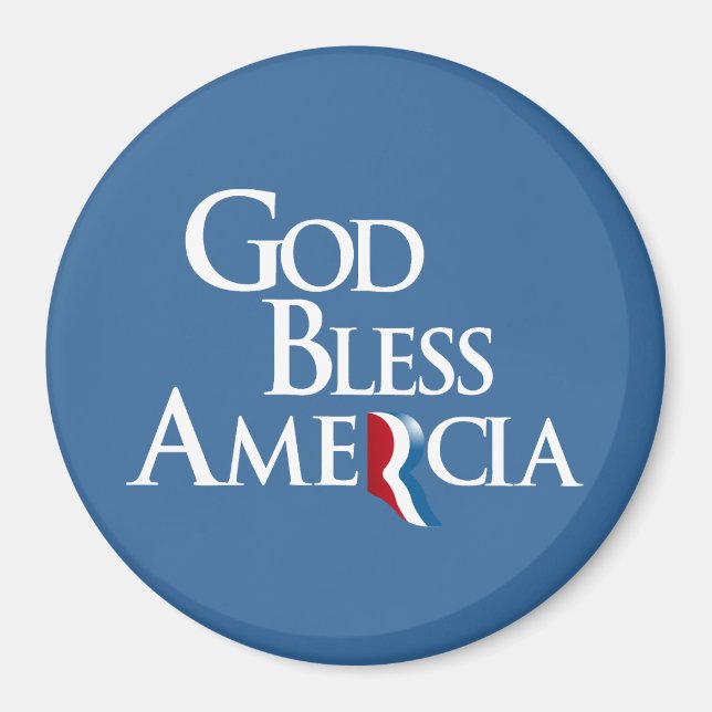 Gott segne Amercia.png Magnet (Vorne)