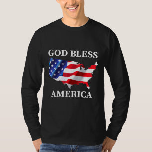 Gott segne America Holiday Patriotic T-Shirt
