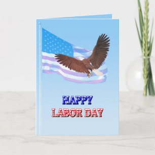 Gott segne America Labour Day Card Karte