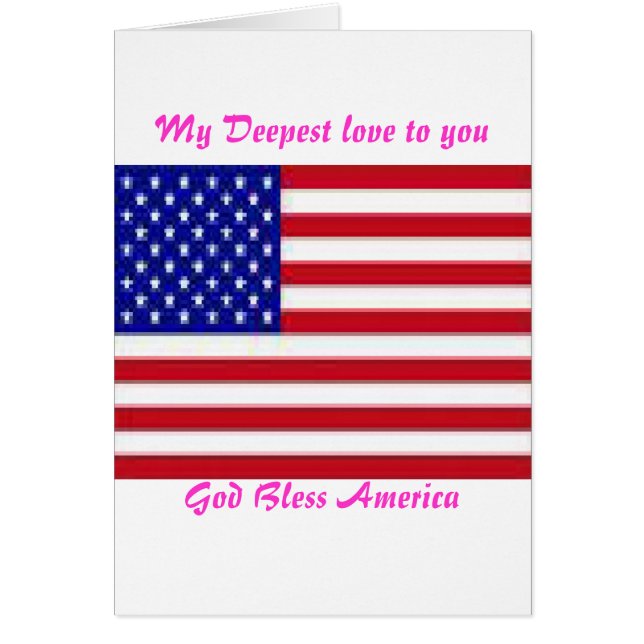 Gott segne Amerika (Vorne)