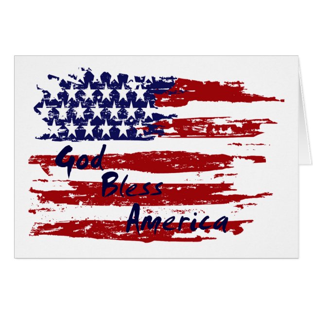 Gott segne Amerika (Vorderseite (Horizontal))