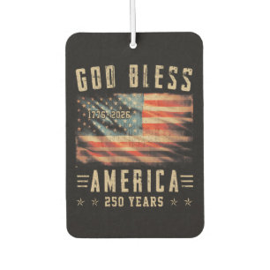 Gott segne Amerika 250 Jahre 1776-2026 Autolufterfrischer