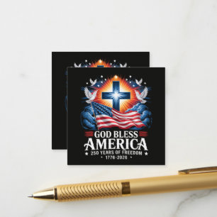 Gott segne Amerika 250 Jahre 1776-2026 Begleitkarte